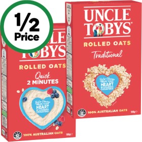 Uncle-Tobys-Oats-500g on sale