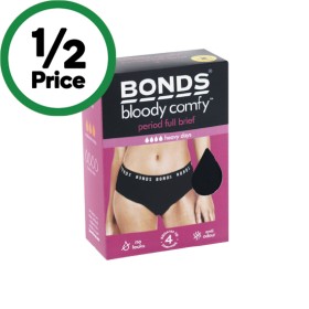 Bonds-Bloody-Comfy-Full-Brief-Reusable-Underwear-Size-8-20 on sale