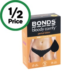 Bonds-Bloody-Comfy-Bikini-Reusable-Underwear-Size-6-14 on sale