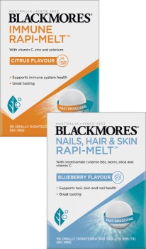 Blackmores+Immune+or+Nails%2C+Hair+%26amp%3B+Skin+Rapi-Melt+90+Tablets%2A