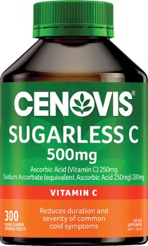 Cenovis+Sugarless+C+500mg+300+Chewable+Tablets%2A