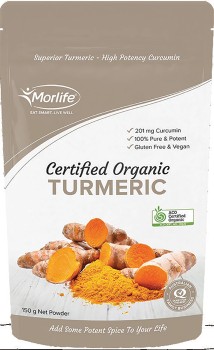 Morlife+Certified+Organic+Turmeric+Powder+150g