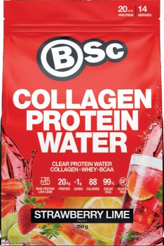 BSc+Collagen+Protein+Water+Strawberry+Lime+350g%2A