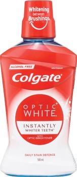 Colgate-Optic-White-Mouthwash-Alcohol-Free-500mL on sale