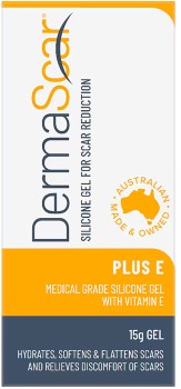 DermaScar+Silicone+Scar+Reduction+Gel+Plus+E+15g