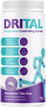 DriTal-Perspiration-Controlling-Powder-50g on sale