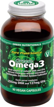 Green+Nutritionals+Vegan+Omega+3+90+Vegan+Capsules