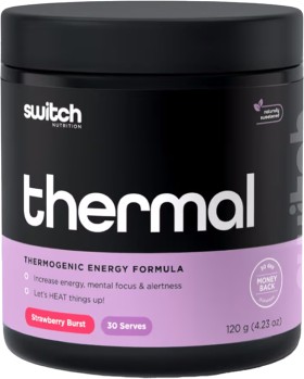 Switch+Nutrition+Thermal+Thermogenic+Energy+Formula+Strawberry+Burst+120g