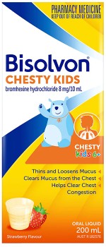Bisolvon+Chesty+Kids+6%2B+Cough+Liquid+Strawberry+200ml
