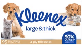 Kleenex-Large-Thick-Facial-Tissues-95-Pack on sale