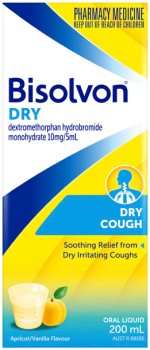 Bisolvon-Dry-Cough-Oral-Liquid-ApricotVanilla-Flavour-200mL on sale