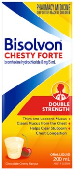 Bisolvon-Chesty-Forte-Double-Strength-Oral-Liquid-Chocolate-Cherry-Flavour-200mL on sale