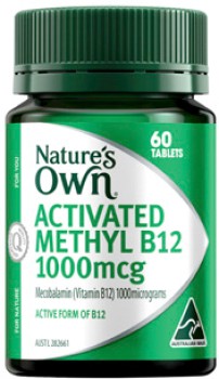 Natures-Own-Activated-Methyl-B12-1000mcg-60-Tablets on sale