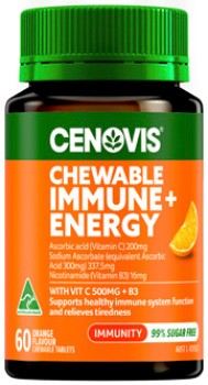 Cenovis-Chewable-Immune-Energy-Orange-Flavour-60-Tablets on sale