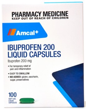 Amcal-Ibuprofen-100-Soft-Gel-Capsules on sale