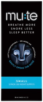 Mute-Snoring-Relief-Small-30-Night-Supply-3-Pack on sale
