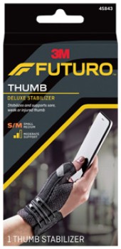 Futuro-Deluxe-Thumb-Stabiliser-Black-SM-Size on sale