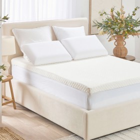 Relax-Therapy-7cm-Memory-Foam-Topper-by-Hilton on sale