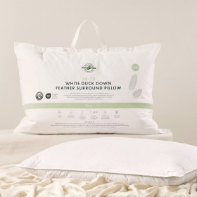 30%2F70+Duck+Down+Feather+Surround+Firm+Pillow+by+Greenfirst%26reg%3B
