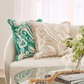 Sanzo+Embroidered+Cushion+by+M.U.S.E.