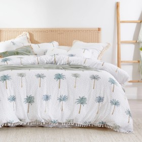 Isadora-Palm-Quilt-Cover-Set-by-Essentials on sale