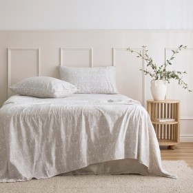 Daisy-Tile-Cotton-Flannelette-Sheet-Set-by-Habitat on sale