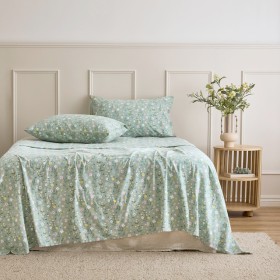 Ditsy-Floral-Cotton-Flannelette-Sheet-Set-by-Habitat on sale