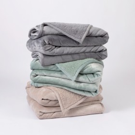 Marshmallow-510gsm-Microfibre-Blanket-by-MUSE on sale