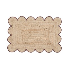 Aria+Scalloped+Brown+Jute+Indoor+Mat+by+Habitat