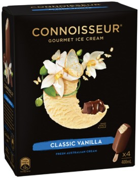 Connoisseur-Gourmet-Ice-Cream-4-Pack-or-Mini-6-Pack-Selected-Varieties on sale