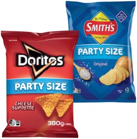 Smiths-Crinkle-Cut-Doritos-Corn-Chips-380g-or-Red-Rock-Deli-Chips-290g-Selected-Varieties on sale