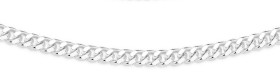 Sterling-Silver-50cm-Diamond-Cut-Curb-Chain on sale