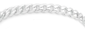 Sterling-Silver-Italian-Made-19cm-Curb-Bracelet on sale