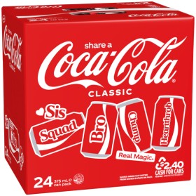 CocaCola-24x375mL-Selected-Varieties on sale