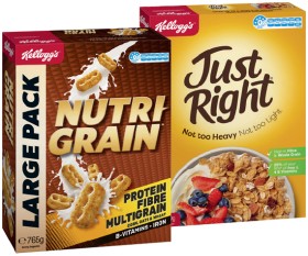 Kellogg%26rsquo%3Bs+Nutri%E2%80%91Grain+Cereal+765g%2C+Just+Right+740g+or+Coco+Pops+650g