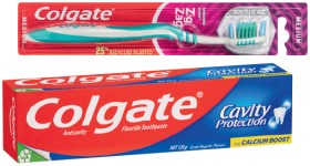 Colgate+Toothpaste+110%E2%80%91120g%2C+Zig+Zag+Toothbrush+1+Pack+or+Total+Tartar+Control+Dental+Floss+25m+Selected+Varieties
