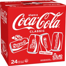 CocaCola-24x375mL-Selected-Varieties on sale