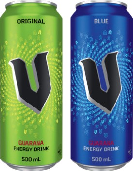 V+Energy+Drink+500mL+or+V+Riise+Sparkling+Energy+Drink+330mL+Selected+Varieties