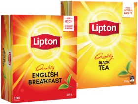Lipton+Black+Tea+or+English+Breakfast+Tea+Bags+100+Pack