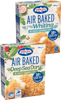 Birds+Eye+Air+Baked+Crumbed+Fish+250%E2%80%91380g+Selected+Varieties