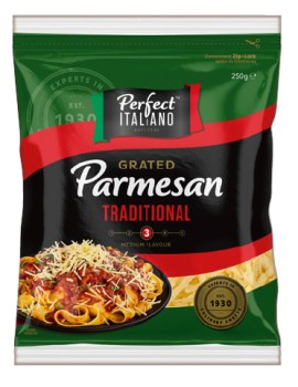 Perfect+Italiano+Traditional+Grated+Parmesan+Cheese+250g