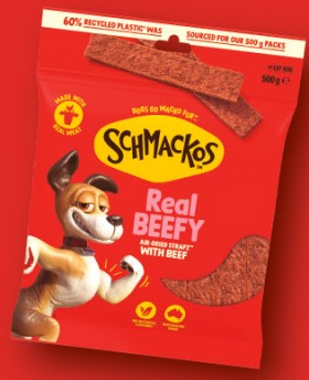 Schmackos+Strapz+or+Stix+Value+Pack+500g+Selected+Varieties