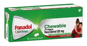 Panadol+Children+7%2B+Years+Chewable+Paracetamol+Tablets+12+Pack%2A