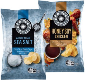 Red-Rock-Deli-Chips-150-165g-Selected-Varieties on sale