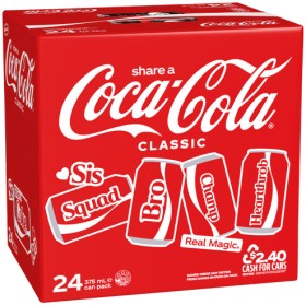 CocaCola-24x375mL-Selected-Varieties on sale