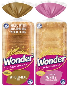 Wonder+White+or+Wholemeal+Bread+680-700g+Selected+Varieties