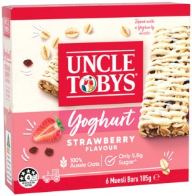Uncle+Tobys+Muesli+Bars+5%E2%80%916+Pack+or+Roll%E2%80%91Ups+6+Pack+Selected+Varieties
