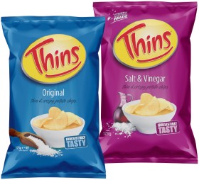 Thins+Chips+150-175g+Selected+Varieties
