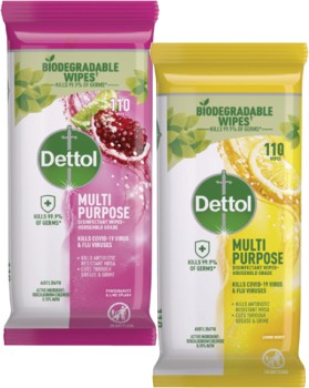 Dettol+Multipurpose+Disinfectant+Wipes+110+Pack