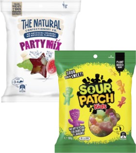 The-Natural-Confectionery-Co-130g-230g-or-Sour-Patch-190g on sale